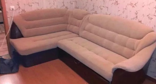 Перетяжка углового дивана. Узловая